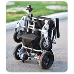 Electric Wheelchair Manufacturer - Fully Automatic Smart Aluminum Alloy Portable Folding with 12A Battery