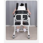Transfer Wheelchair Manufacturer - Multi-Functional Hydraulic Mobile Bedside Shifter Toilet Assisted with Seat Belt