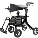 Rollator Walker Manufacturer - Folding Portable 4 Wheel Electric Aluminium Lightweight Walking Wheelchair