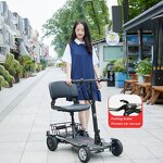 Mobility Scooter Manufacturer - High Quality Aluminum Alloy Portable Lightweight 4 Wheel 12AH Lithium Battery
