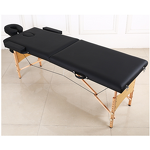 Massage Table Manufacturer - Cheap Portable Collapsible Tattoo Beauty Spa Aluminum Bed Black