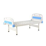 Hospital Bed Manufacturer - Hot Sale 1crank Single Manual Patient Nursing Bed with Mattresses Table