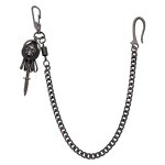 Waist Chain Manufacturer - Punk Alloy Knife Skull Versatile Jeans Leather Men