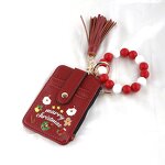 Leather Card Holder Manufacturer - Id Credit Card Wallet Key Chains Women Gift