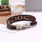 Leather Bracelet Manufacturer - 2026 Retro Multi-layer Bead School Opening Gift