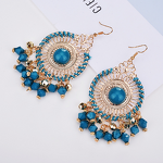 Hoop Earrings Manufacturer - Fashion Gold Colorful Women Wholesale Jewelry