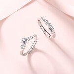 Stacker Ring Manufacturer - 925 Silver 18K Gold Cubic Zirconia Engagement Party