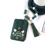 Leather Card Holder Manufacturer - Id Credit Card Wallet Key Chains Women Gift