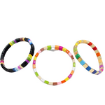 Elastic Bracelet Manufacturer - Gold Plated Tila Beads Bohemia Style Cute