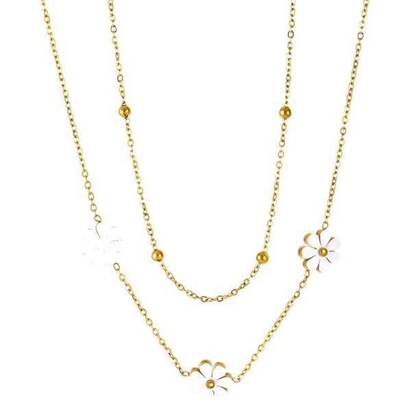 Jewelry Set Manufacturer - Daisy Necklace Bracelet Stud Earrings Flower Women Gift