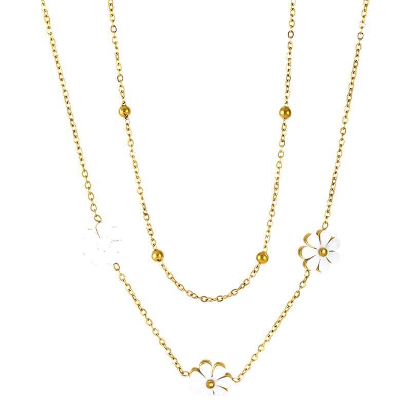 Jewelry Set Manufacturer - Daisy Necklace Bracelet Stud Earrings Flower Women Gift
