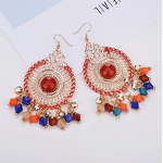 Hoop Earrings Manufacturer - Fashion Gold Colorful Women Wholesale Jewelry