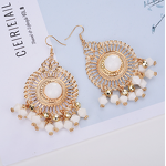 Hoop Earrings Manufacturer - Fashion Gold Colorful Women Wholesale Jewelry