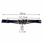 Hand Bracelet Manufacturer - Luminous Zodiac Punk Leather Hip-Hop Gift Unisex