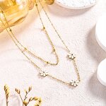 Jewelry Set Manufacturer - Daisy Necklace Bracelet Stud Earrings Flower Women Gift