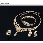 Jewelry Set Manufacturer - 5Pcs Zircon Alloy Punk Weddings Parties Holiday Women