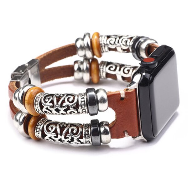Watch Band Manufacturer - Ethnic Buckle Leather Strap Jewelry Accessory