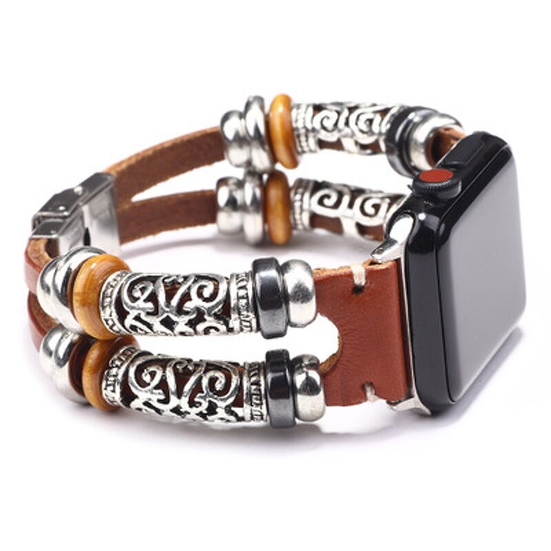 Watch Band Manufacturer - Ethnic Buckle Leather Strap Jewelry Accessory