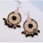 Hoop Earrings Manufacturer - Fashion Gold Colorful Women Wholesale Jewelry