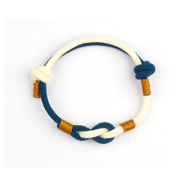 Lovers Bracelet Manufacturer - Friendship Adjustable Cord Woven Couple Jewelry