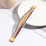 Wrap Bracelets Manufacturer - Bohemian Magnetic Claps Multi Layers Leather Women