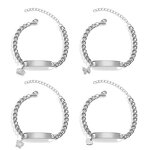 Stainless Steel Bracelet Manufacturer - Personalized Laser Engraving Wholesale Jewelry