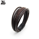 Leather Bracelets Manufacturer - Handmade Black Braided Customize Mens Wholesale