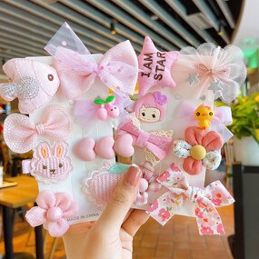 Hair Pins Set Manufacturer - Wholesale 8 Piece Baby Girls Cute Hair Clips Accessories