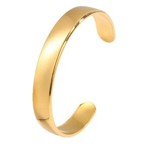 Cuff Bangle Manufacturer - Adjustable Polished Stainless Steel Unisex Hand Made