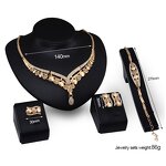 Jewelry Set Manufacturer - 5Pcs Zircon Alloy Punk Weddings Parties Holiday Women