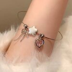 Thin Bracelet Manufacturer - Sweet Bow Open Star Zircon Jewelry