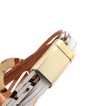 Leather Bracelet Manufacturer - 2026 Boho Circle Magnetic Layered PU Friendship