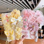 Hair Accessories Manufacturer - Summer Flower Girl Bow Little Girl Cute Hairpin