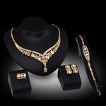 Jewelry Set Manufacturer - 5Pcs Zircon Alloy Punk Weddings Parties Holiday Women