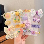 Hair Accessories Manufacturer - Cute Baby Elastic Hairband Sweet Color Girl Clip