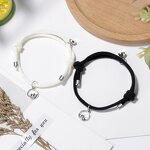 Couple Bracelet Manufacturer - Miss You Magnetic Rope Set Long Distance Charm