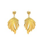 Stainless Steel Earrings Manufacturer - Designer Wings 18K Gold Plated Waterproof Women