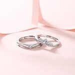 Stacker Ring Manufacturer - 925 Silver 18K Gold Cubic Zirconia Engagement Party