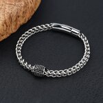 Stainless Steel Bracelet Manufacturer - Snap Chain Simple Fashionable Mens Gift