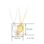 Couple Necklace Manufacturer - 2026 Gold Plated Heart Shape Friendship Choker