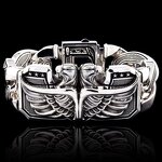 Eagle Bracelet Manufacturer - Creative Double Trendy Personality Unisex Gift