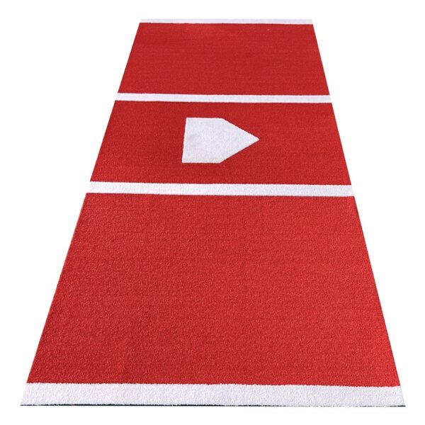 Baseball Practice Mat Manufacturer - 3.8*10FT 12mm PE Turf Non-slip Inlaid Homeplate