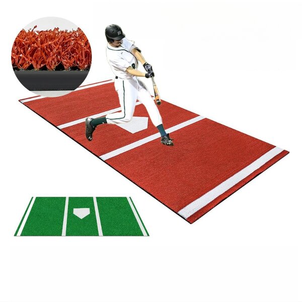 Baseball Hitting Mat Manufacturer - OEM Size Heavy Duty Non-slip Indoor Outdoor Portable