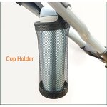 Golf Push Cart Manufacturer - 3-Wheel Aluminium Folding Portable 60kg Load GVM Black