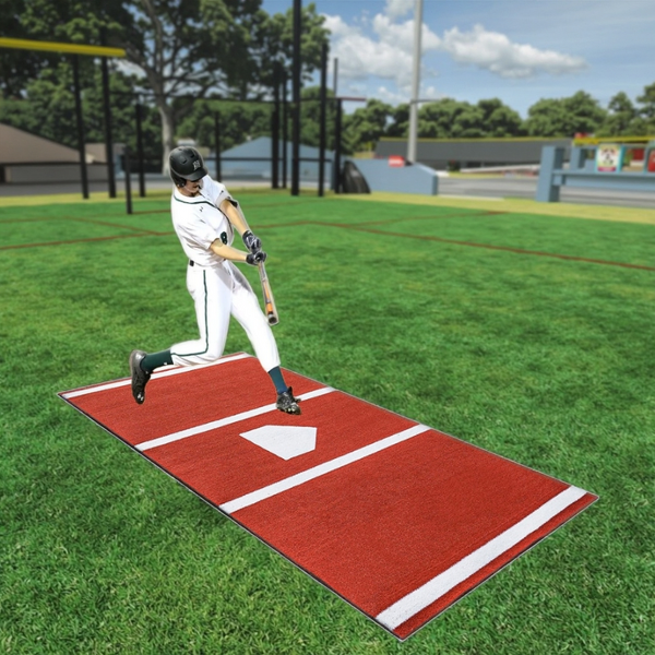 Softball Batting Mat Manufacturer - 3.8*10 Portable 5MM EVA Anti slip Padded Backing