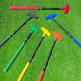 Golf Putter Manufacturer - Multi-color 3-Section Telescopic Adjustable Practice Accessories