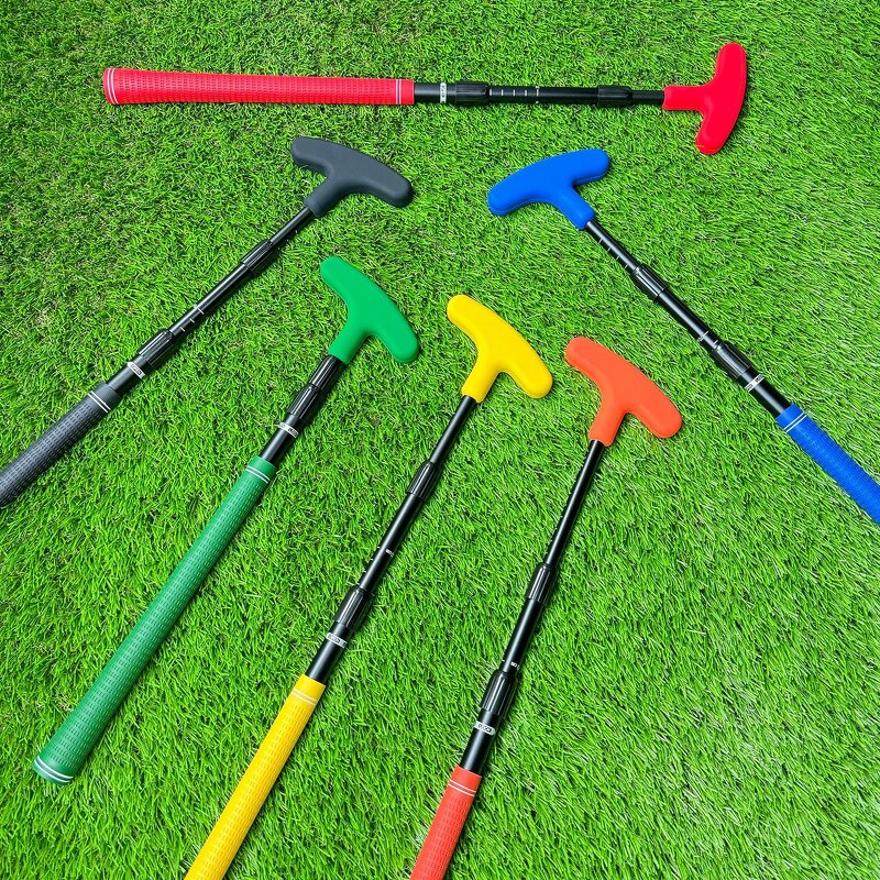 Golf Putter Manufacturer - Multi-color 3-Section Telescopic Adjustable Practice Accessories