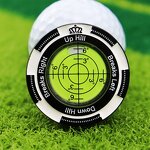 Golf Ball Marker Manufacturer - Zinc Alloy Coin Slope Putting Level Alignment Bubble