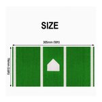 Baseball Batting Mat Manufacturer - 10x3.8ft Turf with Home Plate Softball Hitting