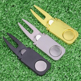 Golf Divot Tool Manufacturer - Magnetic Aluminium Cigar Holder Ball Marker Waterproof Cart